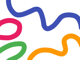 Colourful wavy pattern 