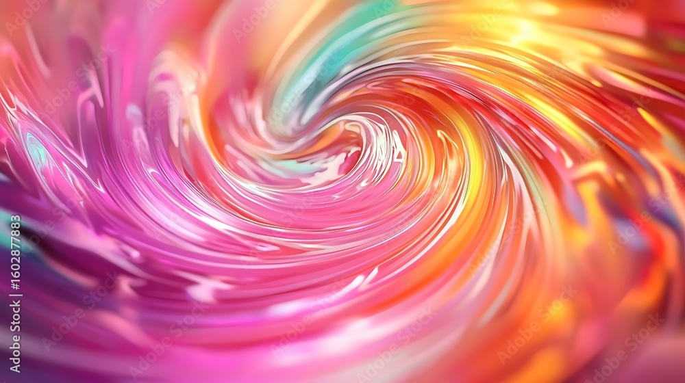Poster vibrant swirling colors in abstract form creating a sense of motion and energy for creative backgrou