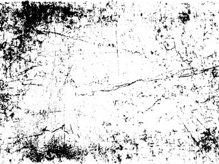 Vintage blurred grunge texture with scratched effect on isolated background. Scratched vintage grunge overlay with blurred details on clean background  