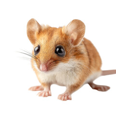 Adorable tiny dormouse with big curious eyes, perfect for nature and wildlife projects