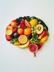 Healthy and colorful fruit salad for good health.