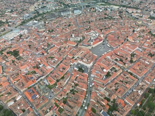 Obraz premium Sibiu, România, aerial view
