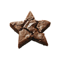 Star-Shaped Chocolate Brownie Dessert
