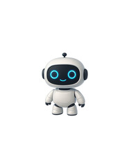 Cute and Friendly Robot Character for Digital Design Projects