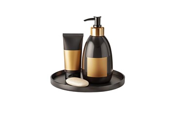 white wine bottle and glass a sleek and modern hair care product display featuring a bottle of shampoo and conditioner with elegant packaging, placed on a minimalist white surface. 