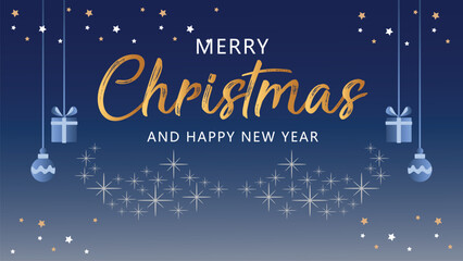 Modern universal artistic template, merry christmas invitation greeting card for corporate holiday, abstract frame and background design, vector illustration