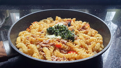 scharfe bärlauch pasta