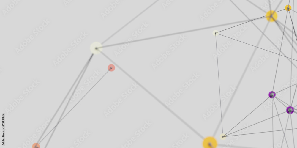 Aufkleber modern technology background. network nodes. digital connection. abstract graphic.
