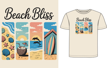 Beach T Shirt Design