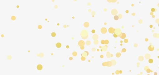 Abstract background with scattered golden circles. Perfect for celebration, festive, or luxurious designs.