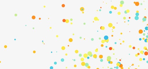 Bright, playful background with scattered colorful circles. Perfect for websites, presentations, and more!