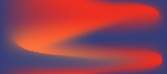 Vibrant neon blue, red and orange smooth holographic gradient background for modern digital art, futuristic design, UI, wallpaper or web headers.