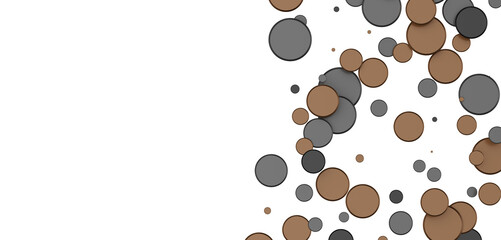 confetti png. Gold confetti falls from the sky.