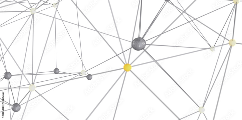 Poster stock photo of an abstract network connection, ideal for illustrating global communication and techn