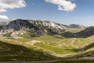 mountain landscape in the summer National Park. Montenegro. Durmitor. 