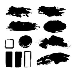 丸筆タッチ　イラスト素材セット