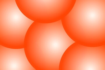 Orange gradient abstract background with bubble pattern