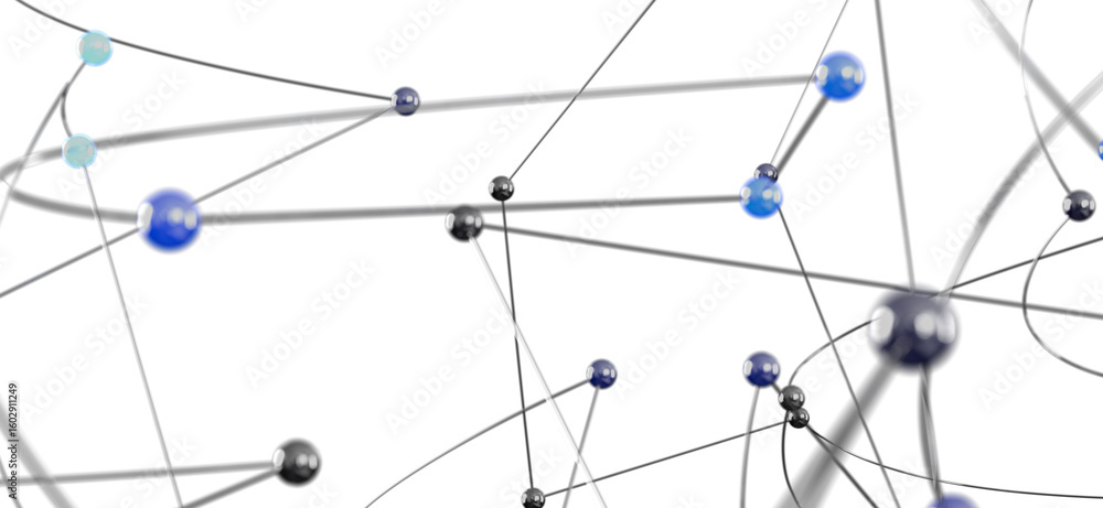 Poster abstract image of a network connection. ideal for technology, communication, and global concepts.