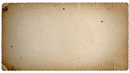 Vintage distressed abstract old photo template, dust and scratches texture effect, png