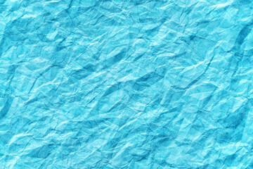 Crumpled Blue Paper Background