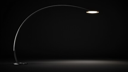 Futuristic Arc Lamp Isolated on White Background