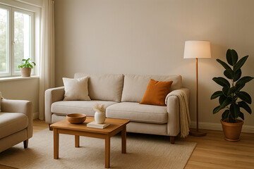 Scandinavian style living room