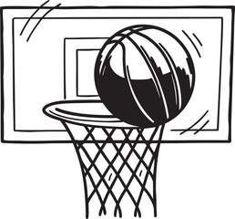 vector illustration of a glass bowl