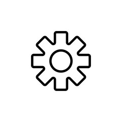 Setting icon, setting icon vector, settings app icon,   gear icon vector, configurator icon