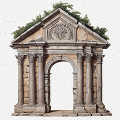 Fototapeta premium triumphal arch in the city