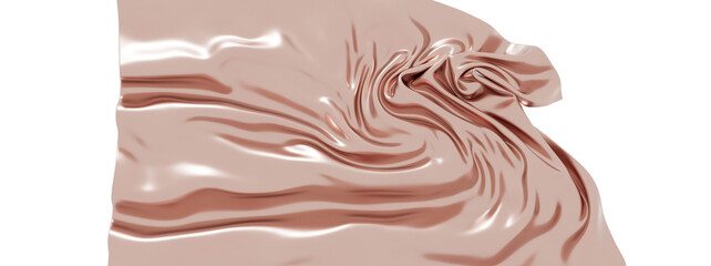 Luxurious rose gold silk fabric, perfect for elegant designs.  High-resolution image.