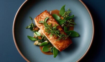 Savor the Arctic char experience, a dish created by Chef Jeremy Charles