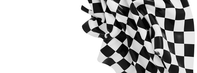 High-quality checkered flag image, perfect for racing or competition themes. Download now!