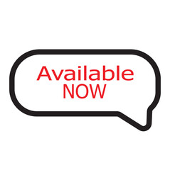 now available text information sign vector icon