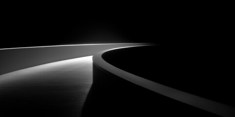 black and white minimalist photo with a black and white background