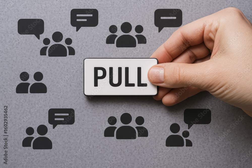 Poster pull communication interaction and collaboration spark meaningful social dialogue and engaging conve