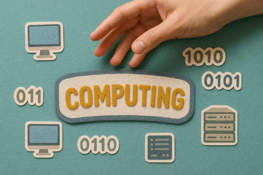 Computing with binary code fuels technology digital calculation processing and network innovation
