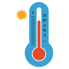 thermometer vector illustration