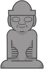 Korean stone grandfather