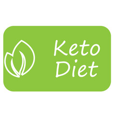 Fototapeta premium keto diet logo label emblem sticker, certified icon, vegan food diet.