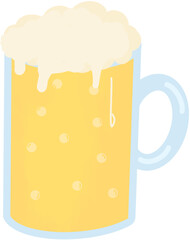 cold draft beer