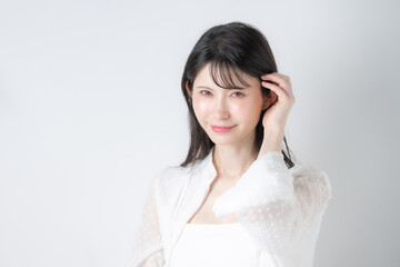 女性　ビューティー　ヘアケア