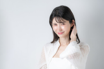 女性　ビューティー　ヘアケア