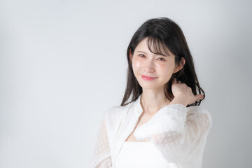 女性　ビューティー　ヘアケア