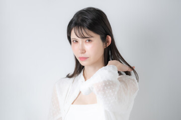 女性　ビューティー　ヘアケア