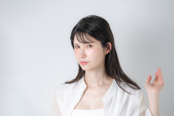 女性　ビューティー　ヘアケア