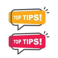 Top tips bubble like quick facts. 