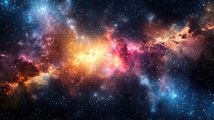 Fototapeta premium A conceptual image of energy molecules floating in space, symbolizing scientific advancement.