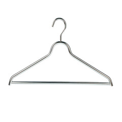 A metal clothes hanger, transparency background
