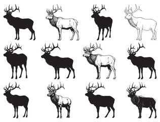 ELK SILHOUETTE