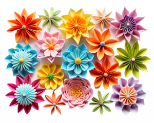 Origami Paper Flower Set Design